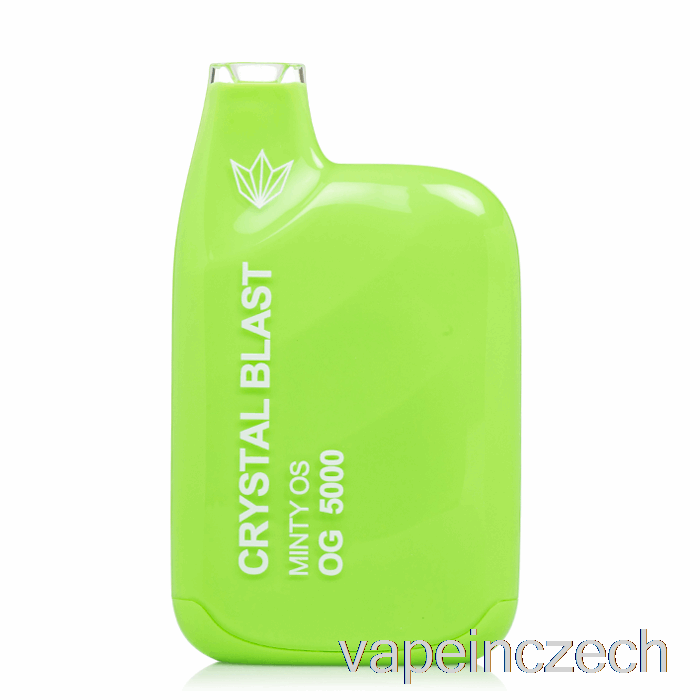 Crystal Blast Og5000 Jednorázový Mátový O's Vape Bez Nikotinu